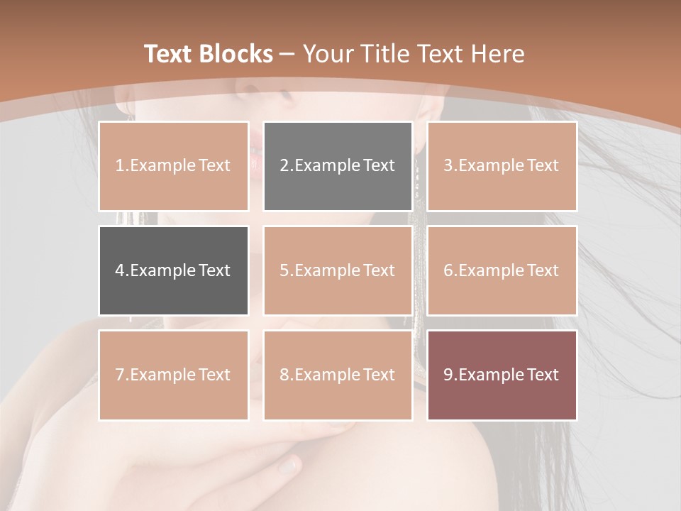 Lips Girl Female PowerPoint Template