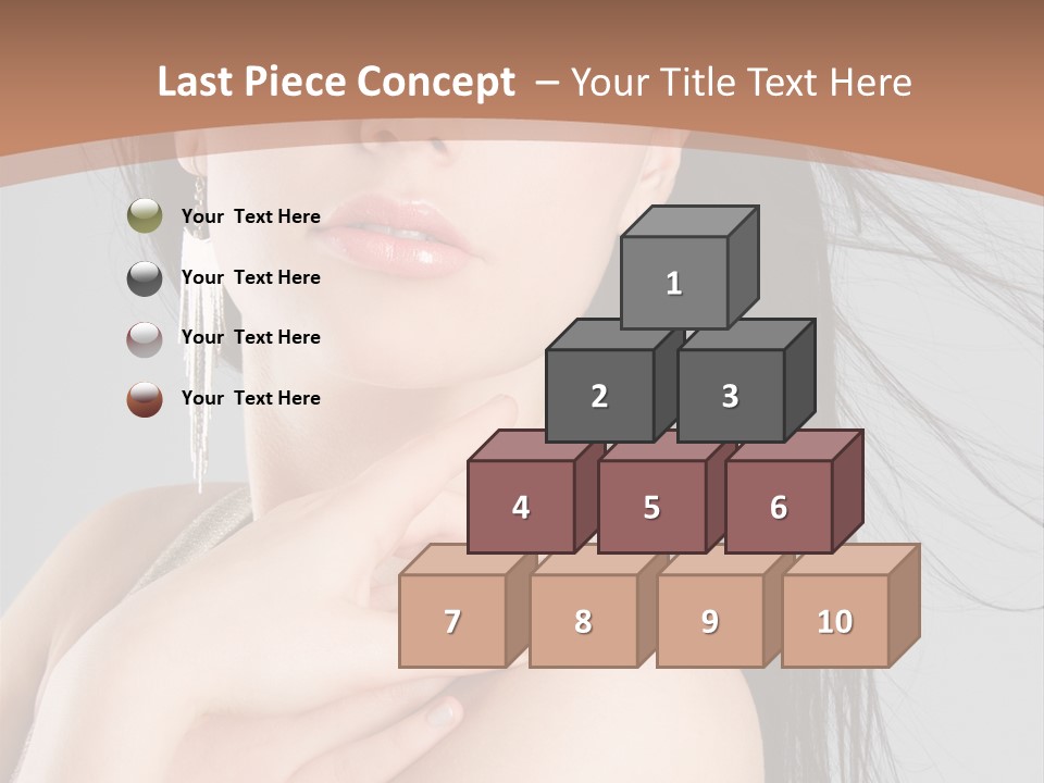 Lips Girl Female PowerPoint Template
