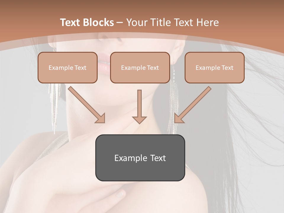 Lips Girl Female PowerPoint Template