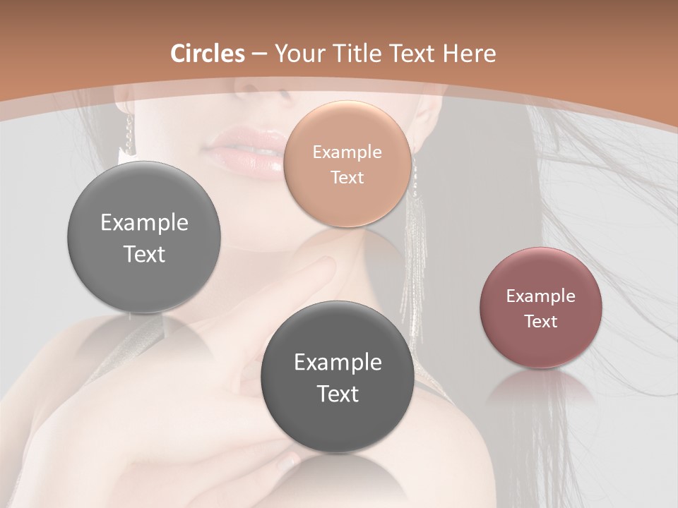 Lips Girl Female PowerPoint Template