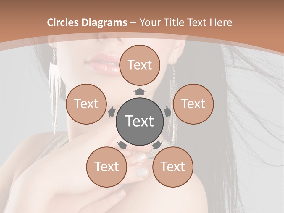 Lips Girl Female PowerPoint Template