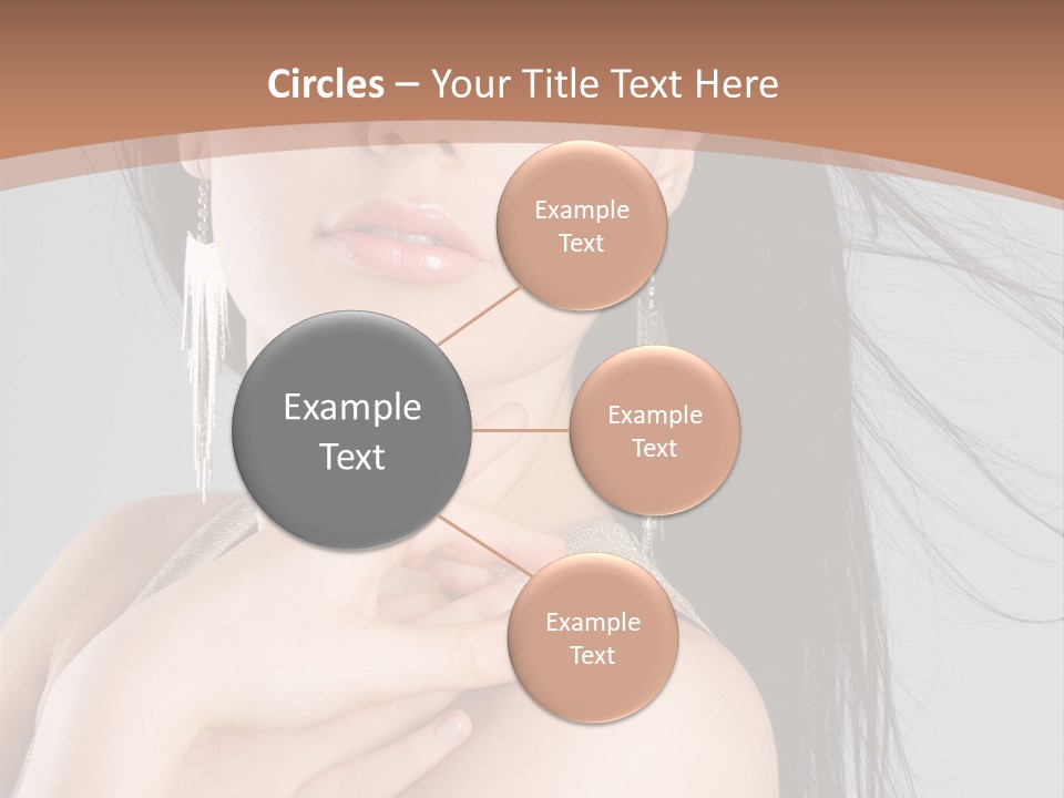 Lips Girl Female PowerPoint Template