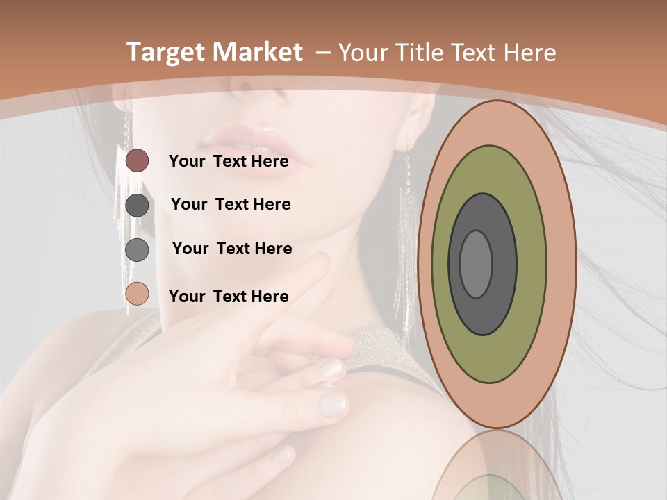 Lips Girl Female PowerPoint Template