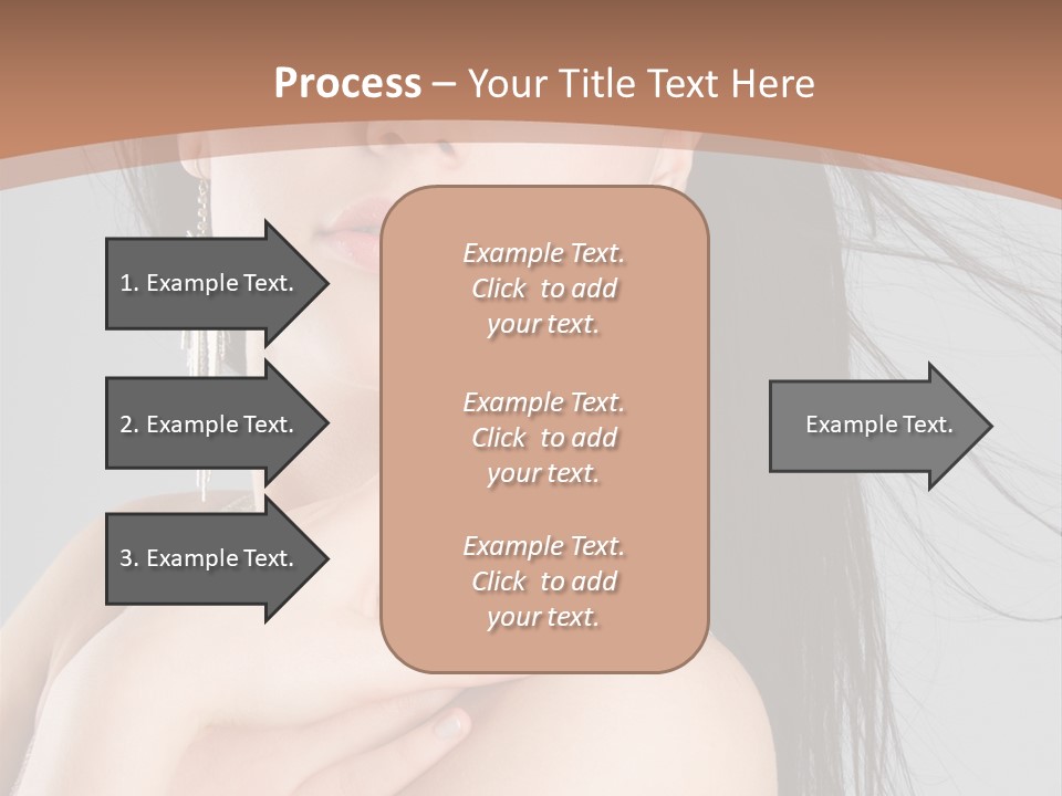 Lips Girl Female PowerPoint Template