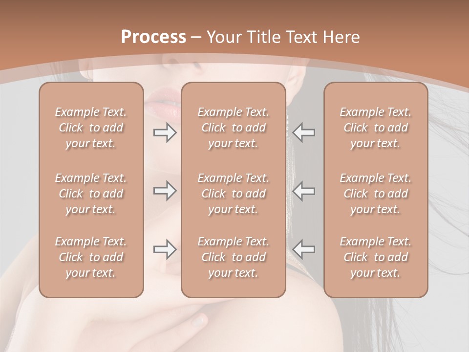 Lips Girl Female PowerPoint Template