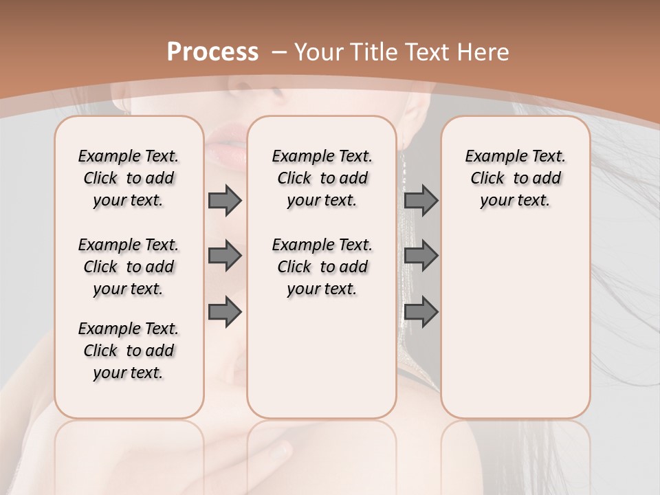 Lips Girl Female PowerPoint Template