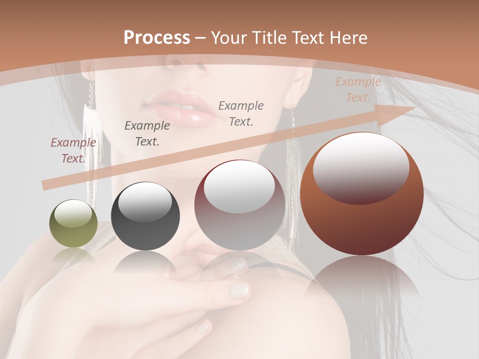 Lips Girl Female PowerPoint Template