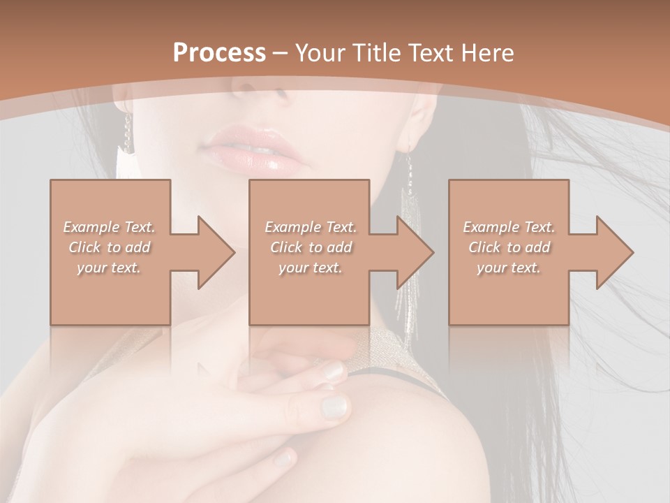 Lips Girl Female PowerPoint Template