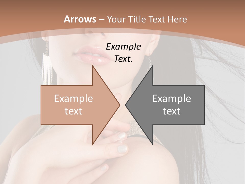 Lips Girl Female PowerPoint Template