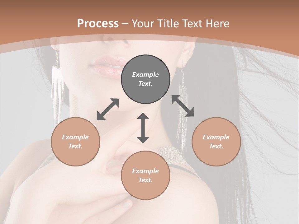 Lips Girl Female PowerPoint Template