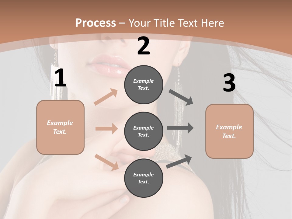 Lips Girl Female PowerPoint Template