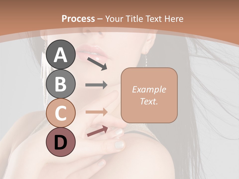 Lips Girl Female PowerPoint Template