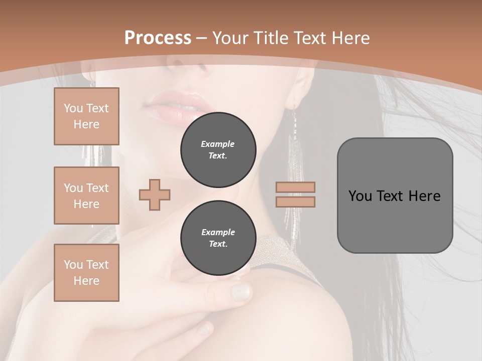 Lips Girl Female PowerPoint Template