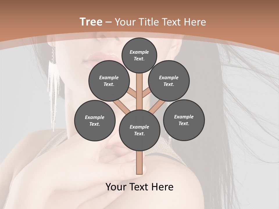 Lips Girl Female PowerPoint Template