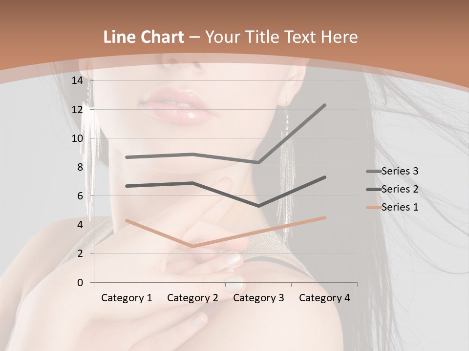 Lips Girl Female PowerPoint Template