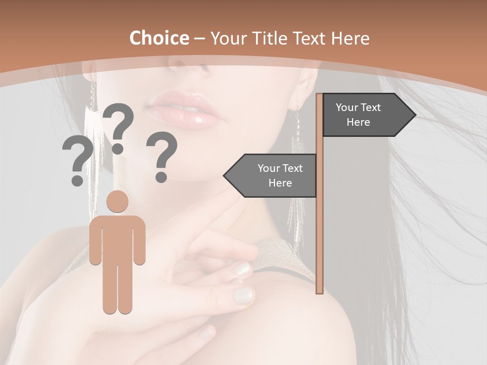 Lips Girl Female PowerPoint Template
