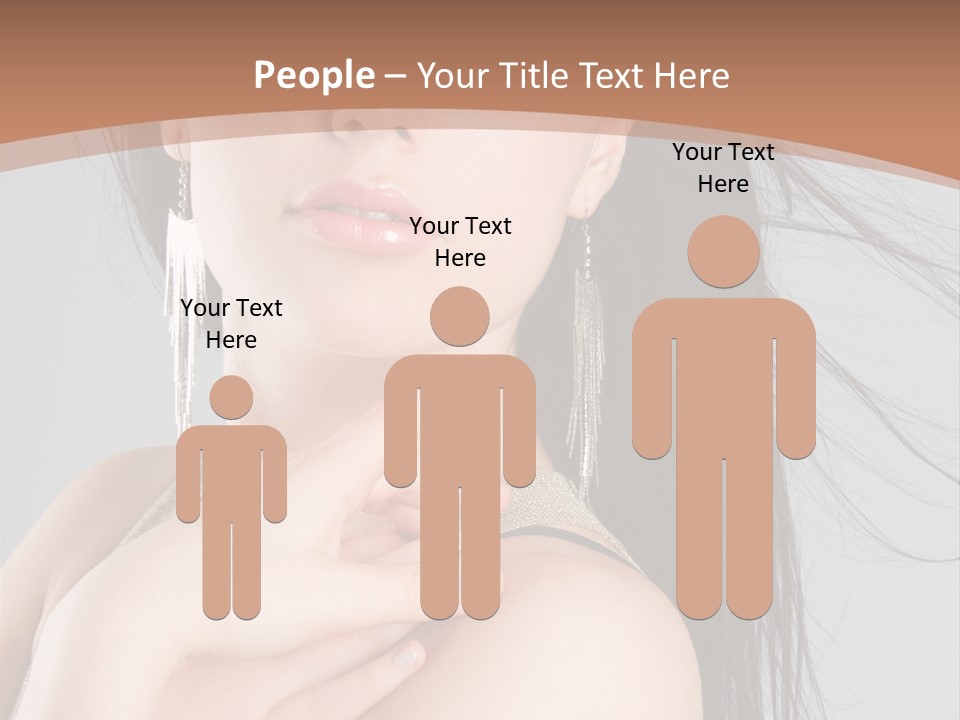 Lips Girl Female PowerPoint Template