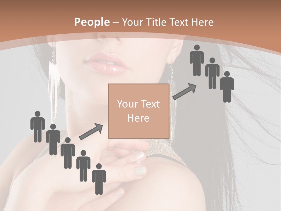Lips Girl Female PowerPoint Template