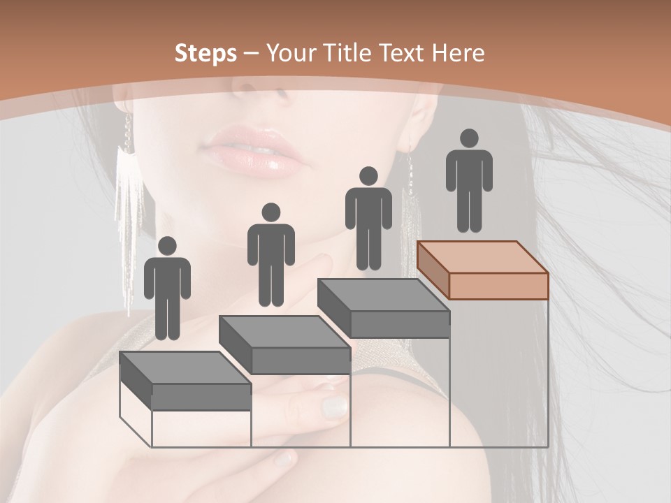 Lips Girl Female PowerPoint Template