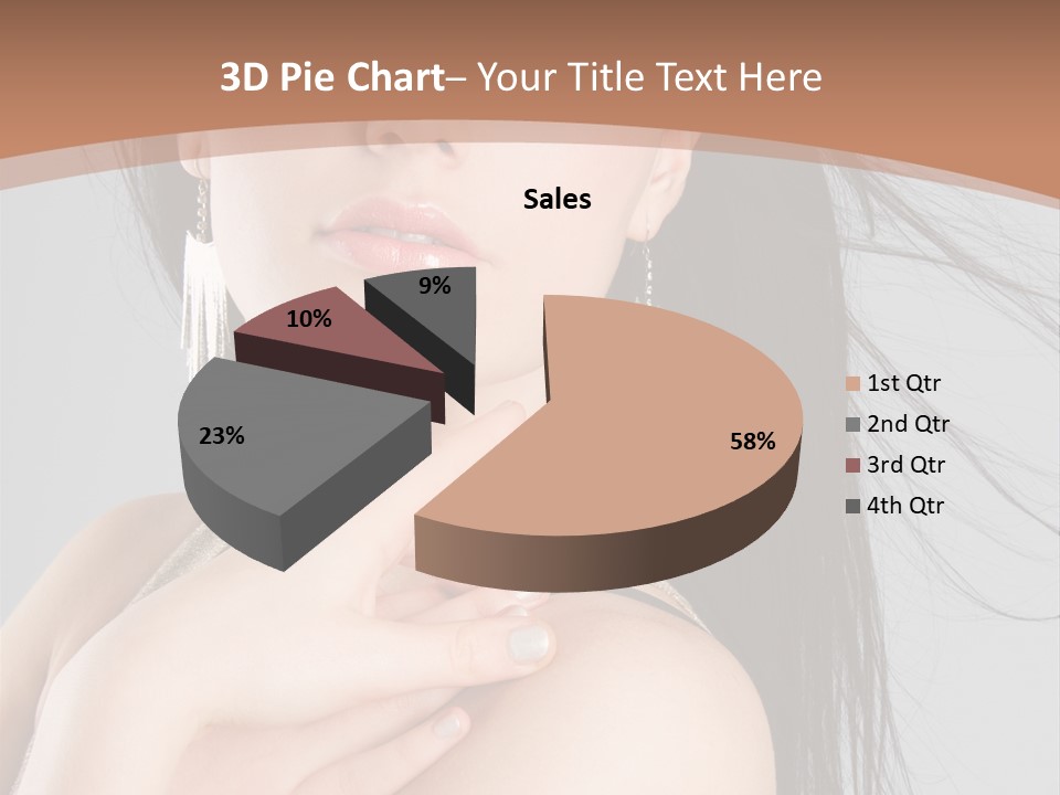 Lips Girl Female PowerPoint Template