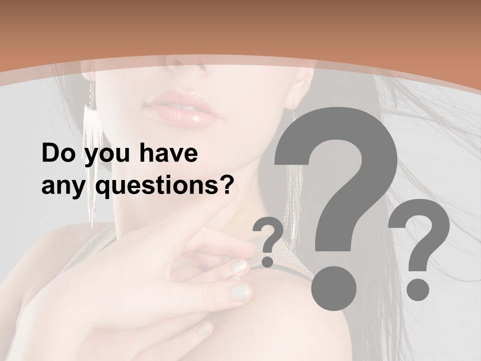 Lips Girl Female PowerPoint Template