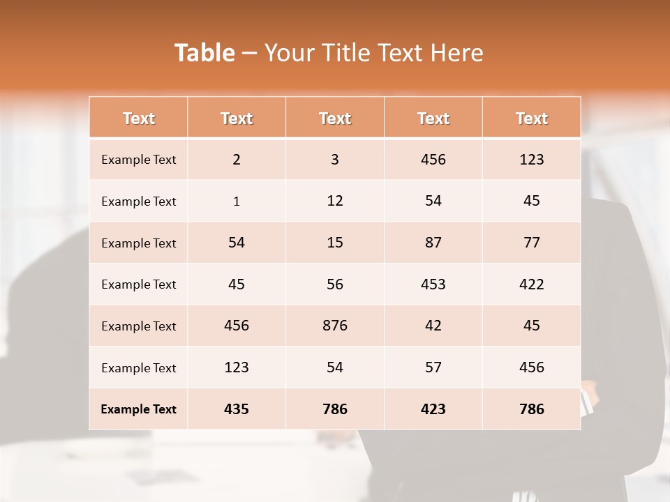Illustration Exposure Picture PowerPoint Template