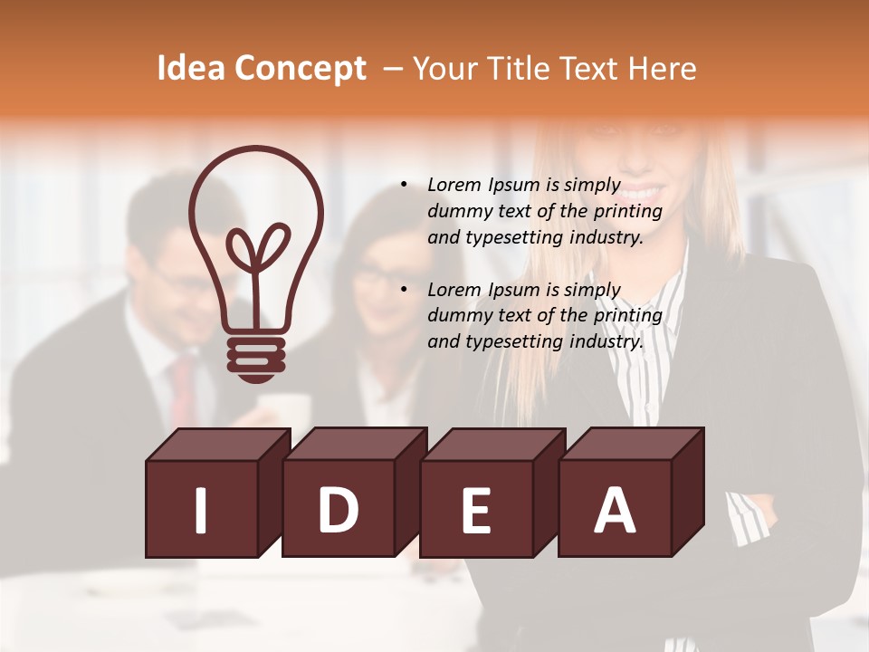 Illustration Exposure Picture PowerPoint Template