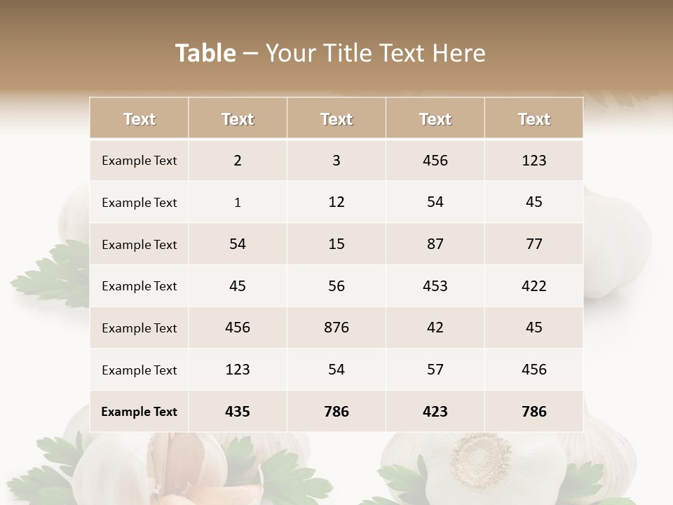 Spice Life Set PowerPoint Template