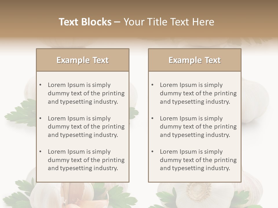 Spice Life Set PowerPoint Template