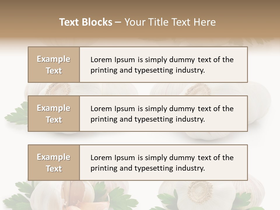 Spice Life Set PowerPoint Template