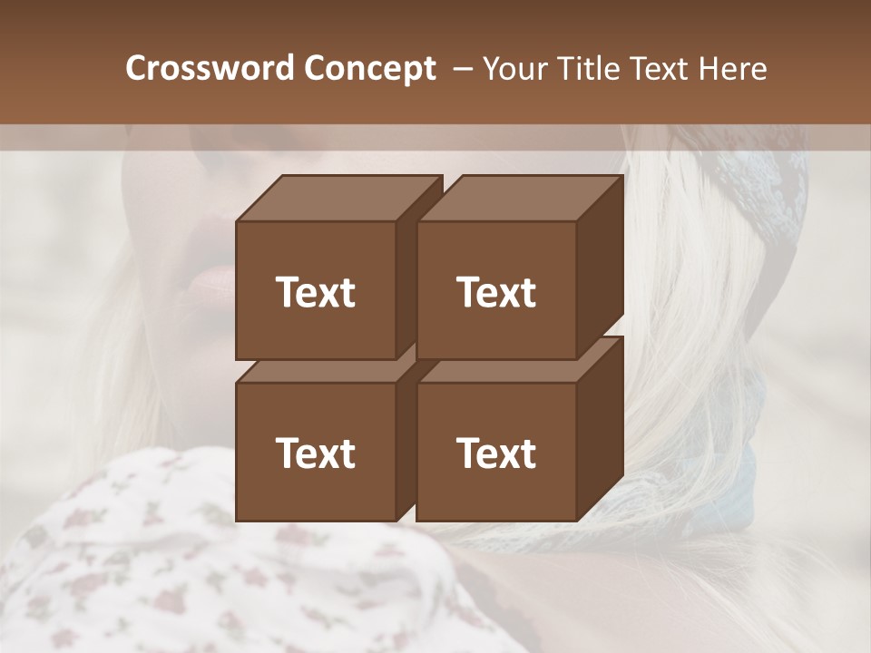 Fashionable Beauty Field PowerPoint Template