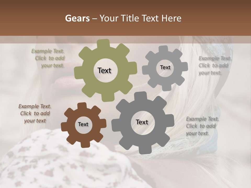 Fashionable Beauty Field PowerPoint Template