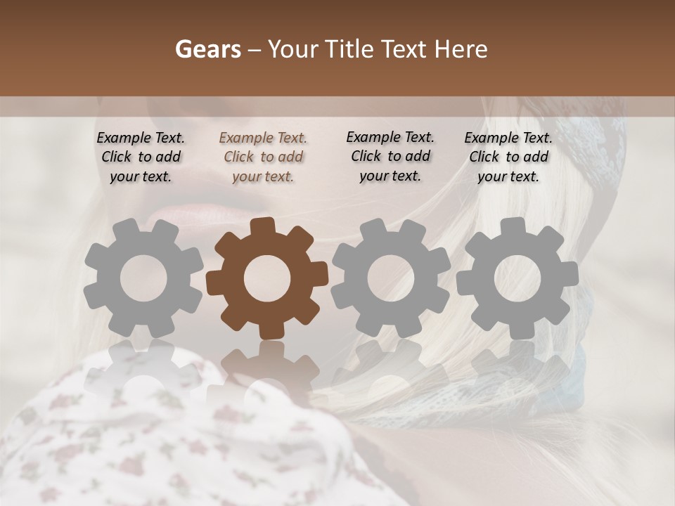 Fashionable Beauty Field PowerPoint Template