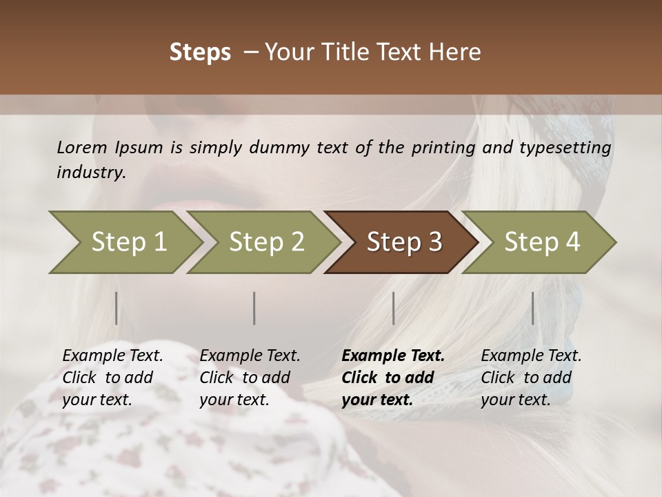 Fashionable Beauty Field PowerPoint Template