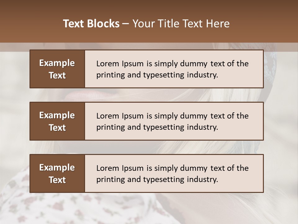 Fashionable Beauty Field PowerPoint Template