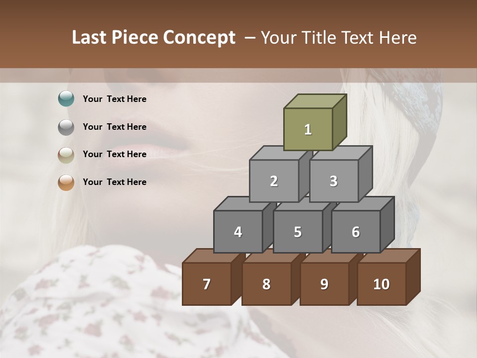 Fashionable Beauty Field PowerPoint Template