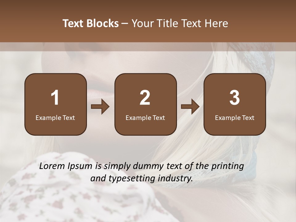 Fashionable Beauty Field PowerPoint Template