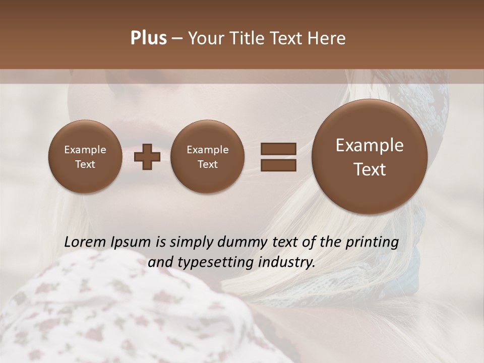 Fashionable Beauty Field PowerPoint Template