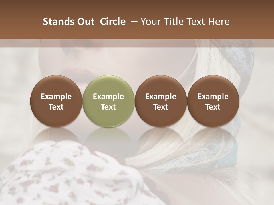 Fashionable Beauty Field PowerPoint Template