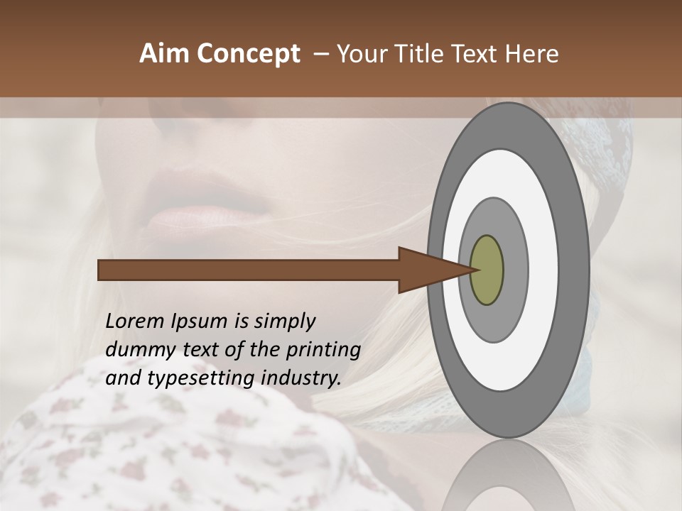 Fashionable Beauty Field PowerPoint Template