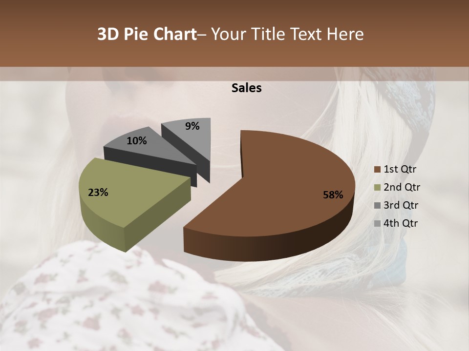 Fashionable Beauty Field PowerPoint Template