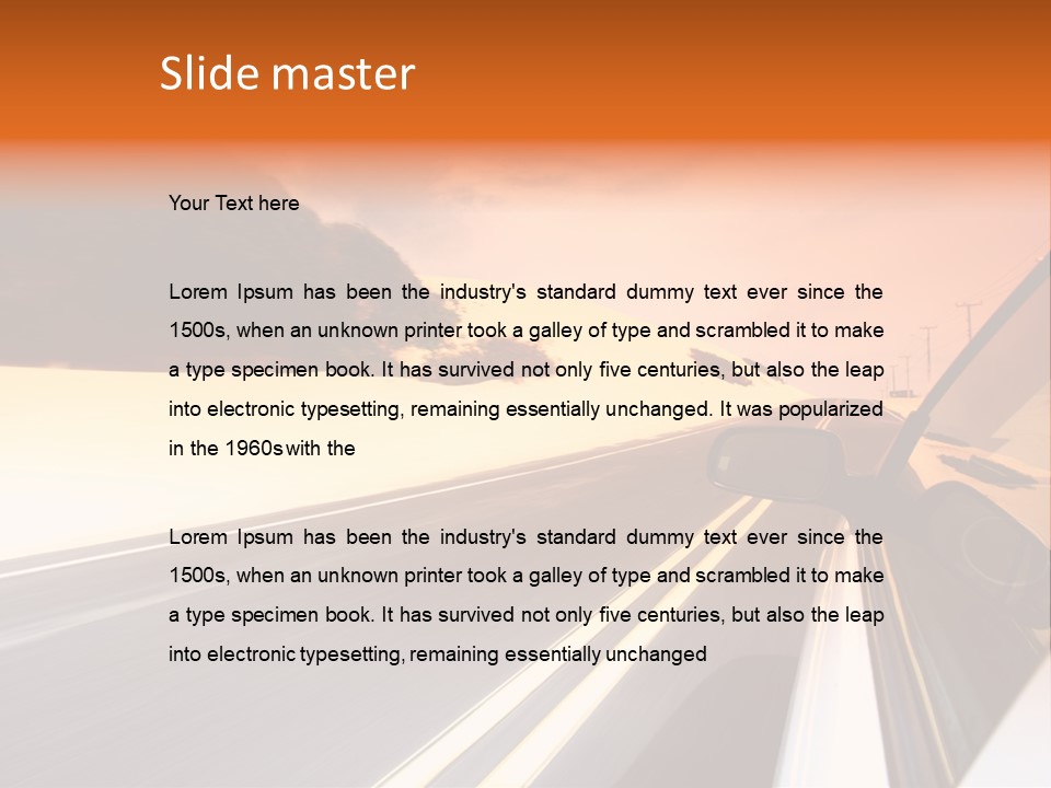 Background View Nature PowerPoint Template