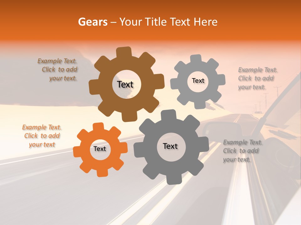 Background View Nature PowerPoint Template