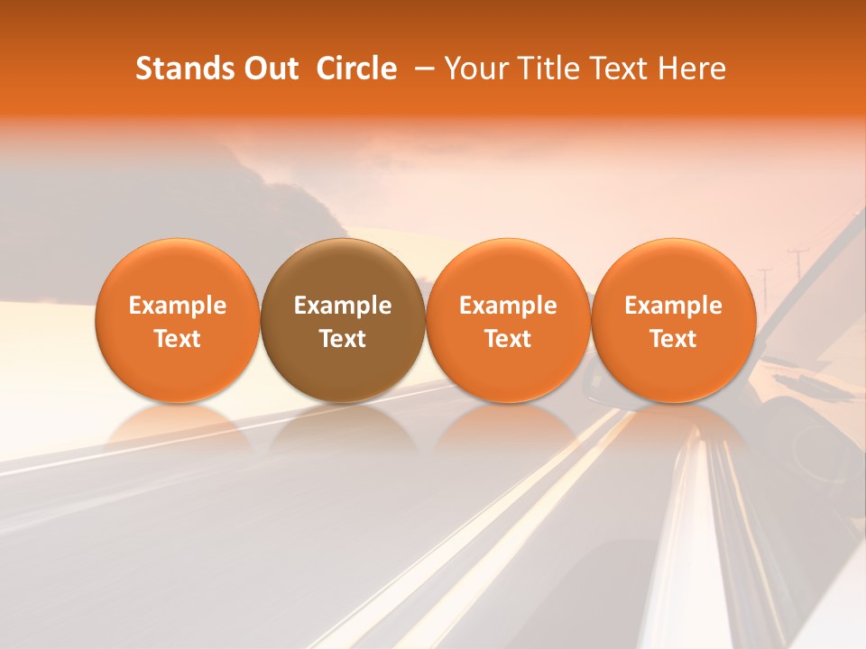 Background View Nature PowerPoint Template