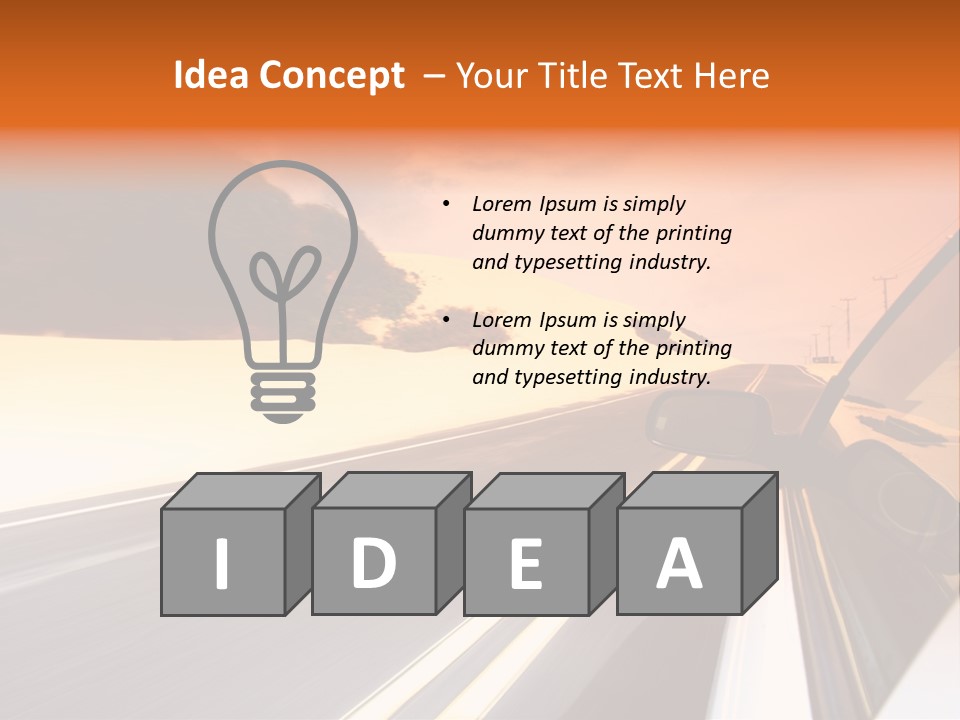 Background View Nature PowerPoint Template