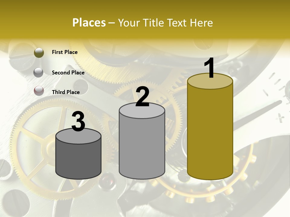 Watch Wheel Circle PowerPoint Template