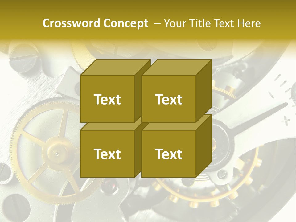 Watch Wheel Circle PowerPoint Template