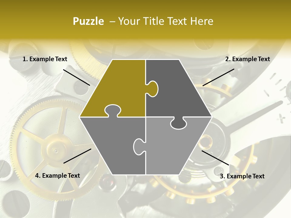 Watch Wheel Circle PowerPoint Template