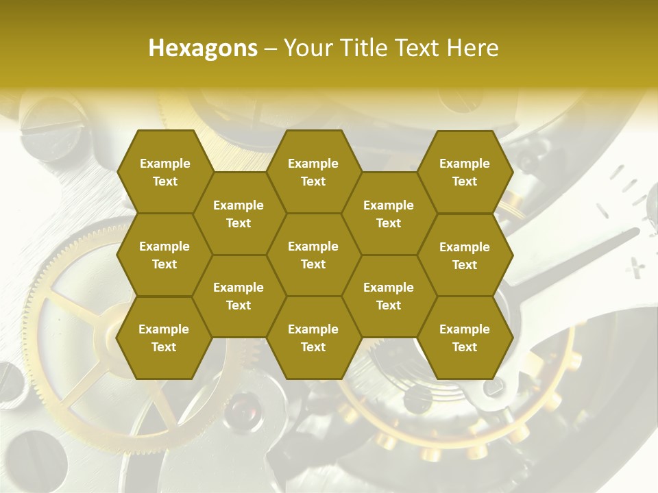 Watch Wheel Circle PowerPoint Template