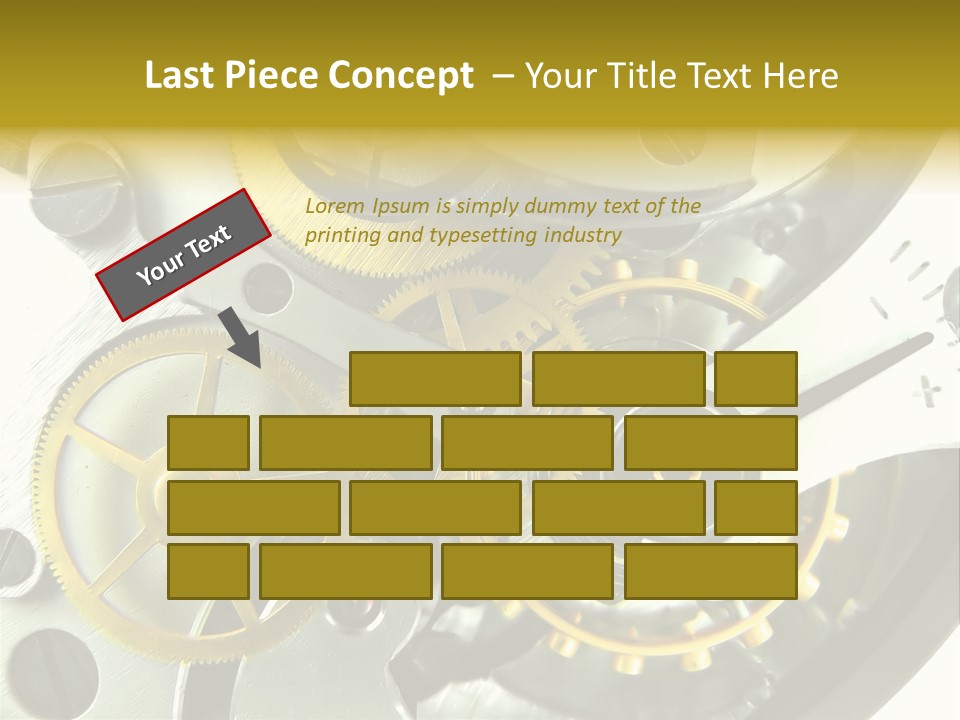 Watch Wheel Circle PowerPoint Template